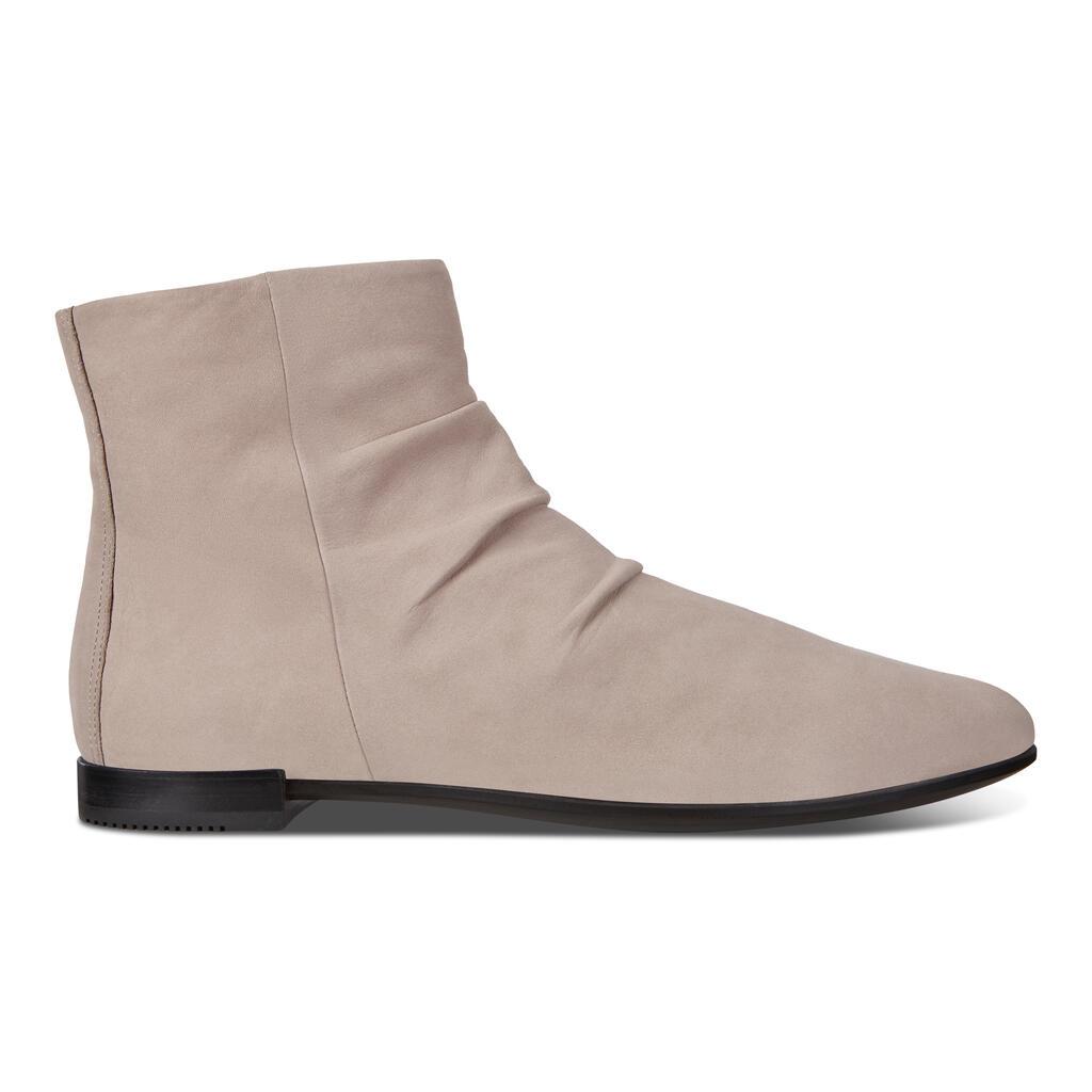 Chelsea Boots Ecco Shape Pointy Femme Grise / Rose 7806-HWTKR